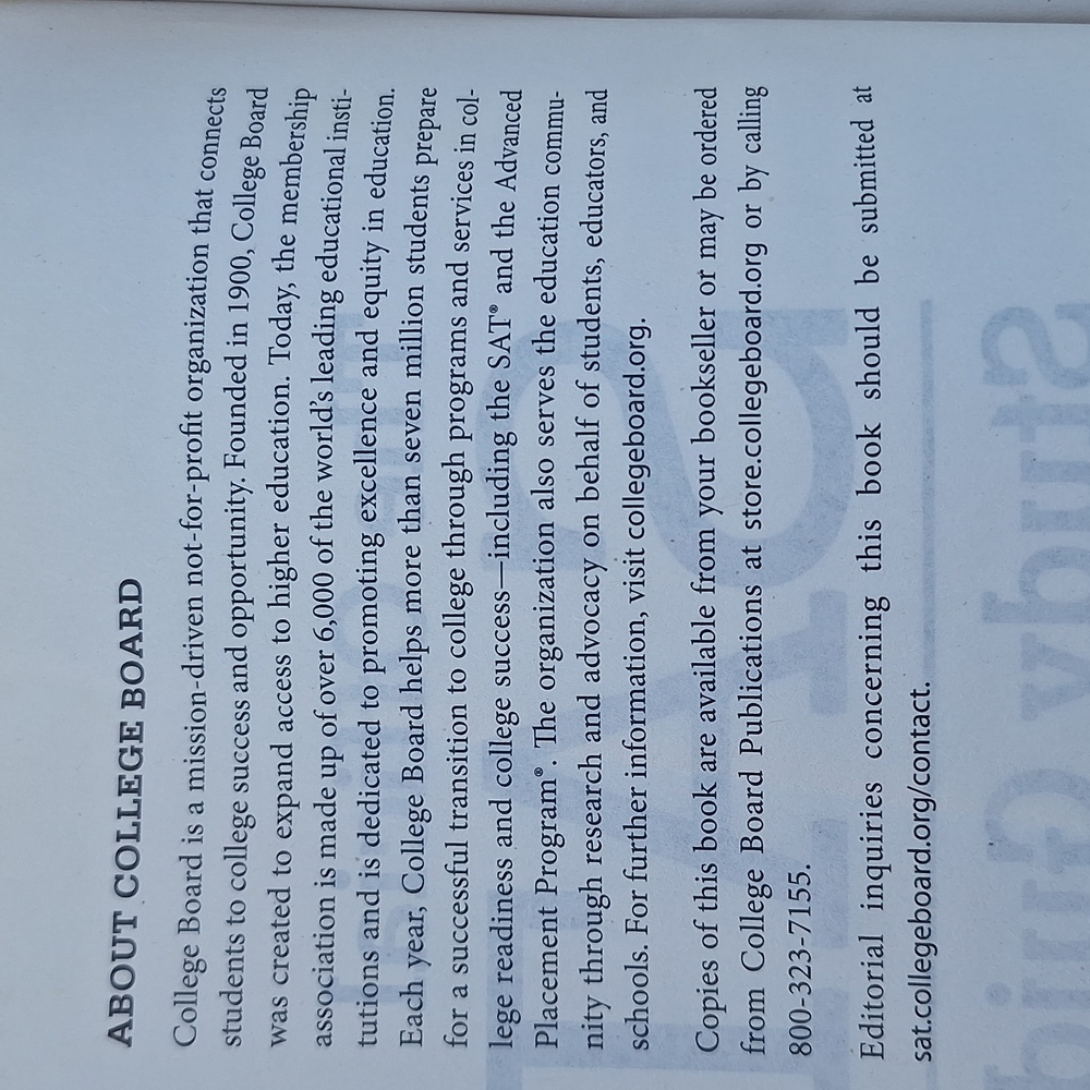 SAT study guide - Picture 14 of 14